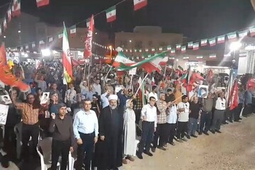 تجمع حماسی مردم خورموج