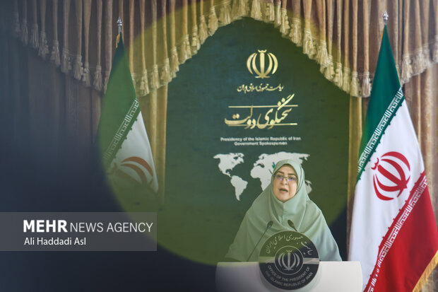 نشست خبری سخنگوی دولت