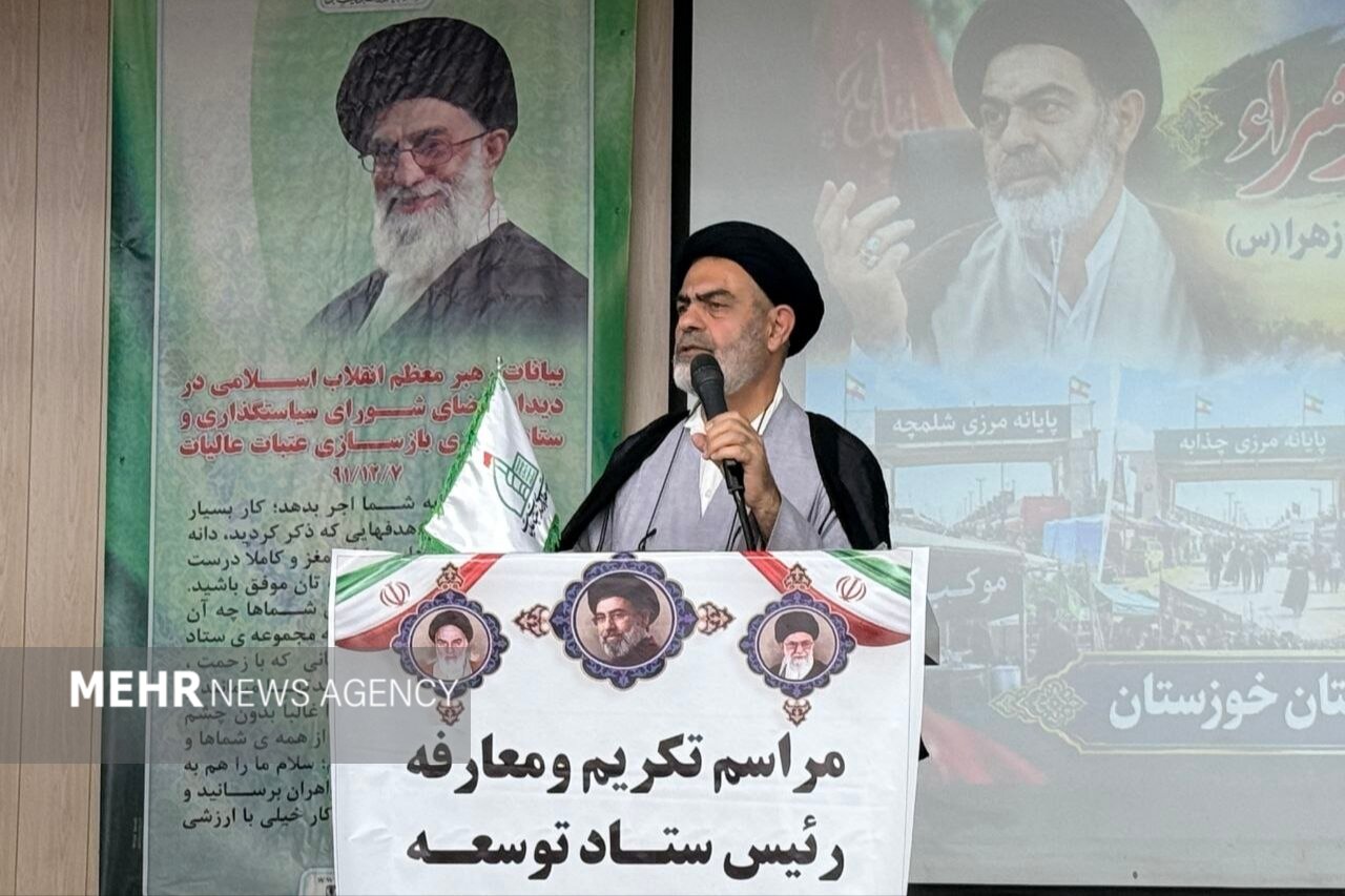 خوزستان در بازسازی عتبات و خدمت‌رسانی اربعین پیشتاز است