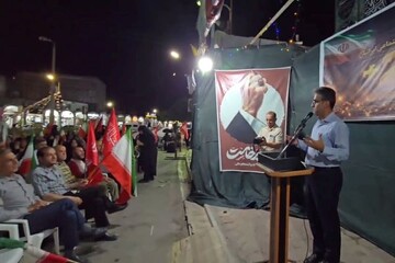 دویستمین اجتماع حماسی مردم در جزیره خارگ