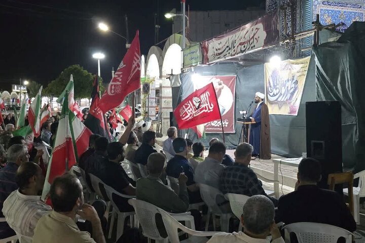 ۲۰۰ شب میدان‌داری مردم خارگ؛ روایت همبستگی شبانه در حمایت از کشور