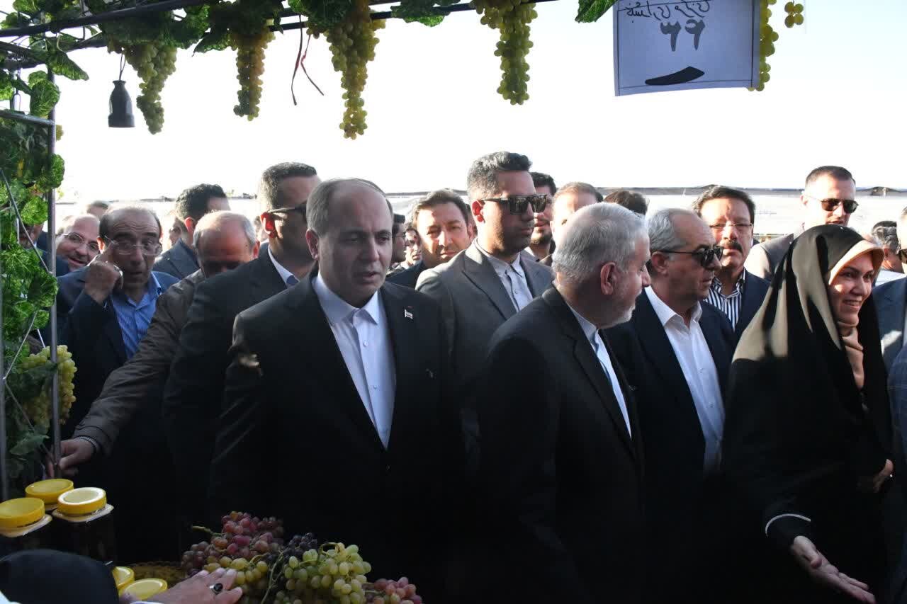 حضور مسئولان ملی و استانی در جشنواره ملی انگور و دوشاب ملکان حضور مسئولان ملی و استانی در جشنواره ملی انگور و دوشاب ملکان