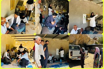 خدمت به محروم‌ترین روستاهای ارم؛ تیم سلامت در مسیر روستاهای سخت‌گذر