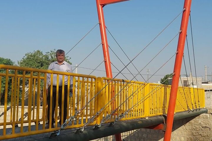 احداث پل فلزی روی دره گرمسیری برازجان؛ اتصال مستقیم و ایمن محلات