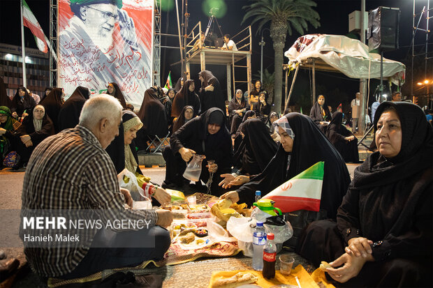 دویستمین شب اجتماع مردمی در گرگان