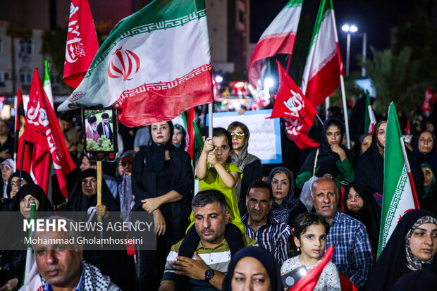 دویستمین شب اجتماع مردمی در بوشهر
