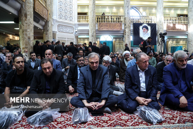مراسم ترحیم فرزند لطف ا... فروزنده