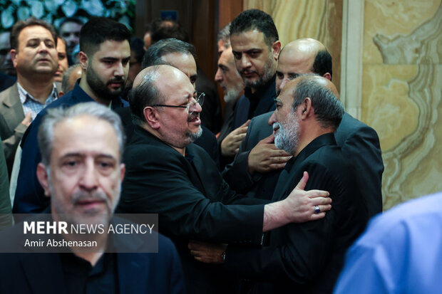 مراسم ترحیم فرزند لطف ا... فروزنده