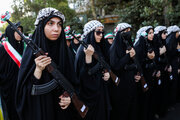 “Sacrifice for Iran” (Janfada-e-Iran) parade in Tehran