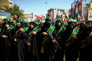تہران میں جان فدائے ایران مہم کی گرینڈ مشق