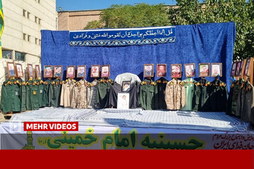 تصاویری از لباس نظامی فرماندهان شهید جنگ در رزمایش جان‌فدایان ایران