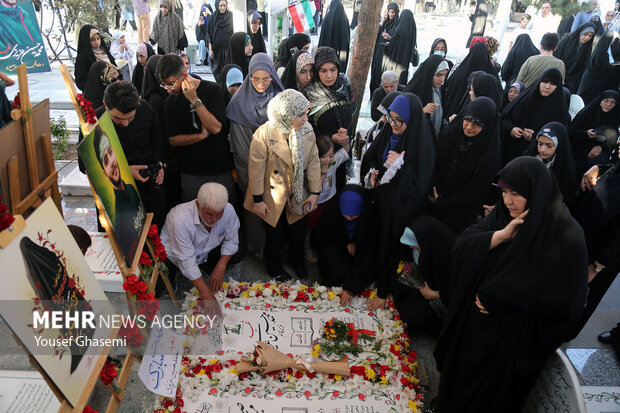 مراسم جشن تولد شهید نوجوان نبرد رمضان