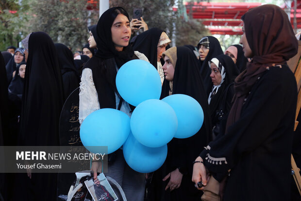 مراسم جشن تولد شهید نوجوان نبرد رمضان