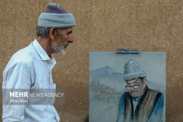 آیین افتتاح خانه پدری استاد شهریار در روستای خشکناب