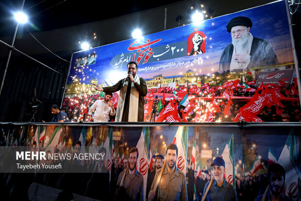 ۲۰۱ شب خونخواهی امام شهید در همدان