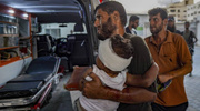 Dozens injured in Israeli strikes on a motorcycle in Gaza
