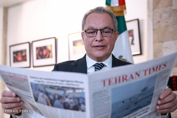 Mexico’s ambassador highlights cultural ties at Tehran exhibition
