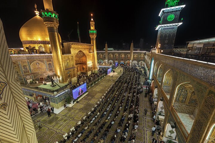 حرم امیرالمومنین(ع) میزبان رویداد «هزاره حوزه علمیه»+تصاویر