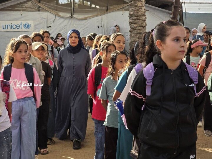 آغاز سال تحصیلی جدید غزه در چادرها؛ شرایط بسیار سخت است