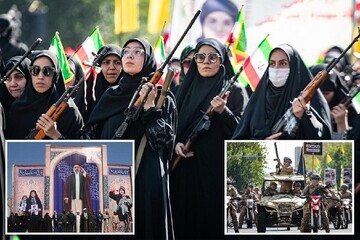نمایش صلابت مردم شهیدپرور گرمسار در رزمایش اقتدار «جان‌فدایان»