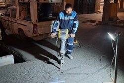 رفع ۵۹ مورد نشت پنهان آب در شبکه توزیع پهنه شرقی تهران