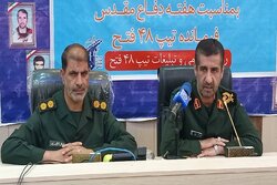بازسازی عملیات کربلای ۵ توسط رزمندگان تیپ ۴۸ فتح در هفته دفاع مقدس