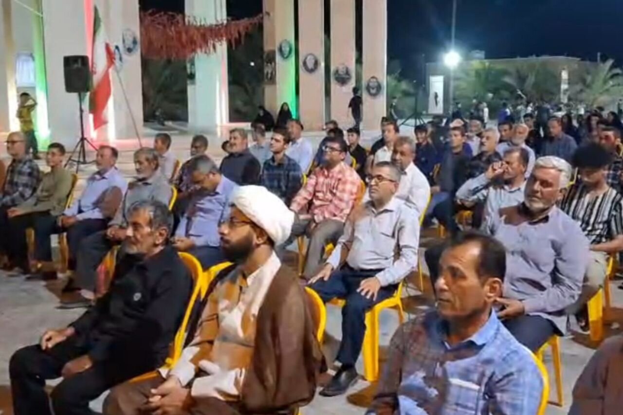اجتماع شبانه مردم انقلابی آبدان در شب ۲۰۴