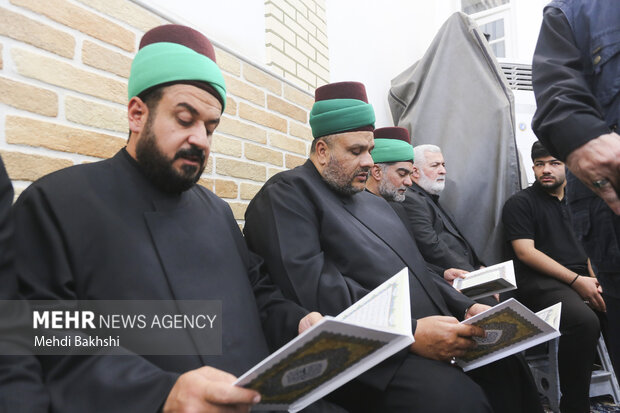 وداع با پیکر آیت‌الله شبیری زنجانی در قم