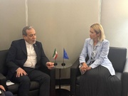 EU foreign policy chief meets with Iran FM in New York