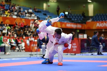 Karate athlete Namati wins Iran’s first gold in Nagoya