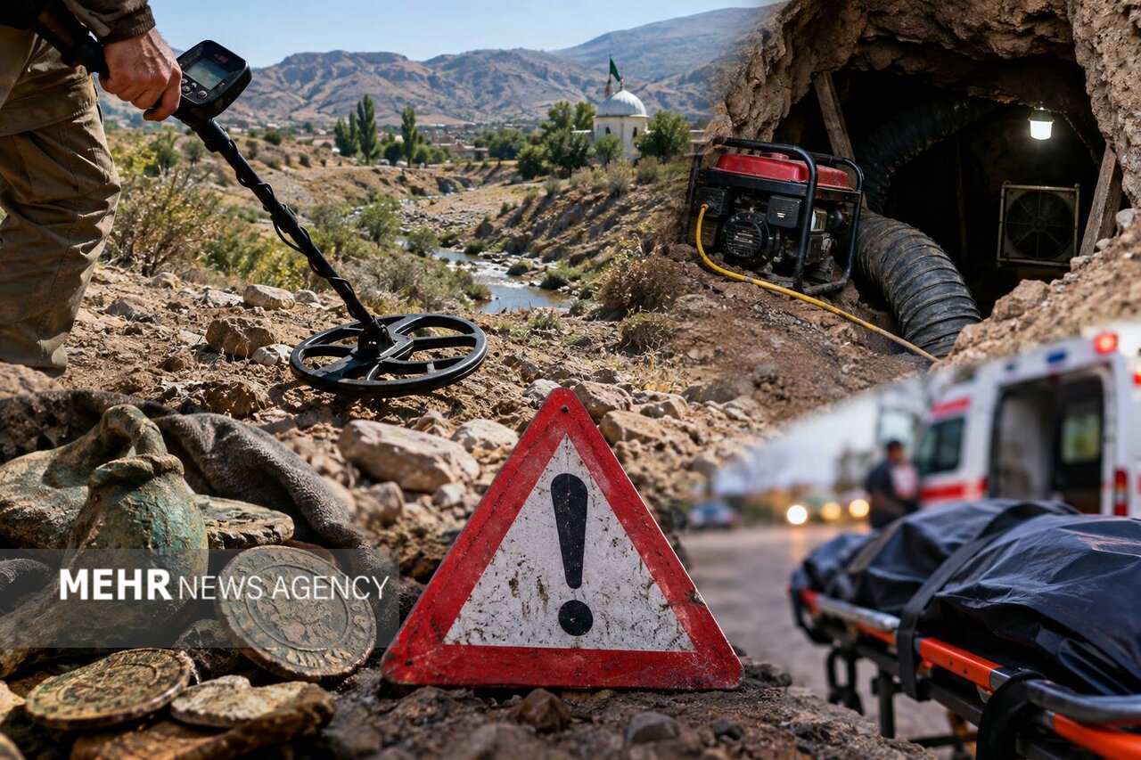 جست‌وجوی «گنج» در چرام ۳ قربانی گرفت