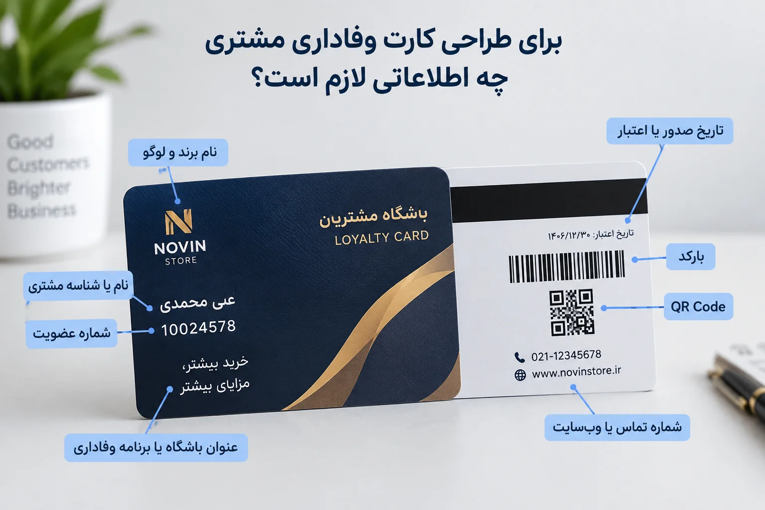 چگونه کارت وفاداری مشتری طراحی کنیم؟