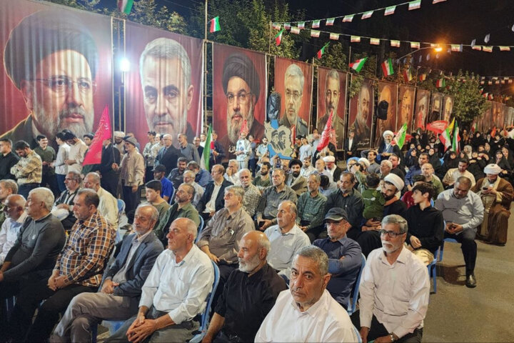رنگ و بوی دفاع مقدس در اجتماع دویست و ششم مردم آستارا