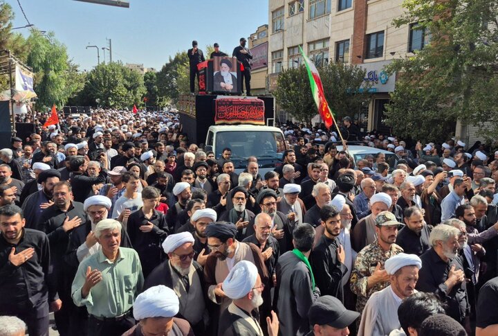 گزارش خبرنگار مهر از تشییع آیت‌الله شبیری زنجانی