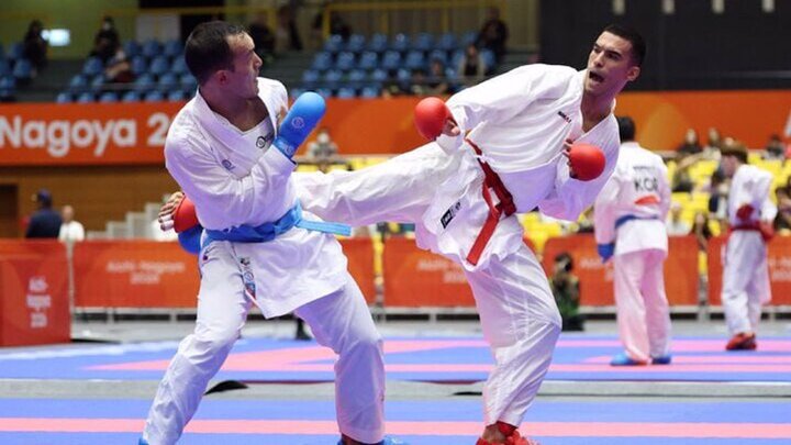 Mahmoud Nemati wins gold in karate at 2026 Nagoya Asian Games