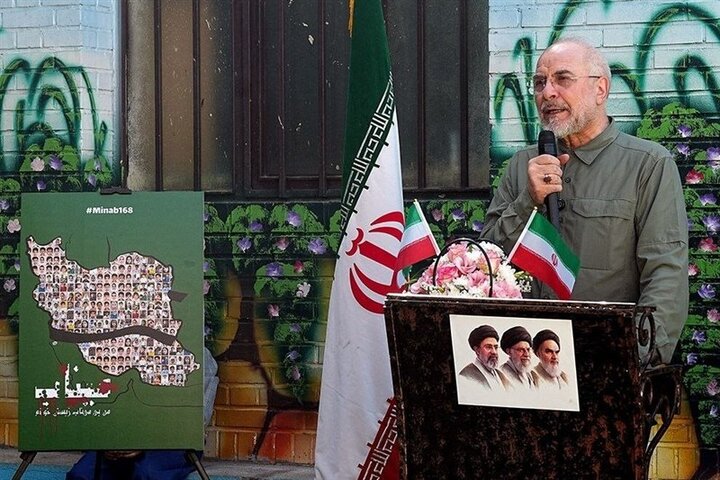 قاليباف: الشعب الايراني وقف بشجاعة في وجه العدو