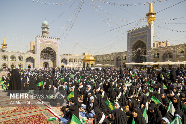 آیین آغاز سال تحصیلی جدید در حرم مطهر رضوی آیین آغاز سال تحصیلی جدید در حرم مطهر رضوی