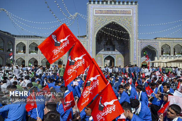 آیین آغاز سال تحصیلی جدید در حرم مطهر رضوی