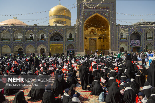آیین آغاز سال تحصیلی جدید در حرم مطهر رضوی