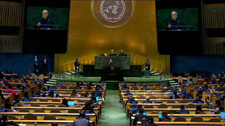 Iranian president addresses UN General Assembly