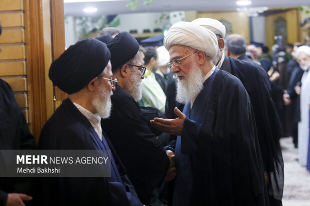 مراسم بزرگداشت آیتالله شبیری زنجانی در <a href='https://sayeb.ir/tag/%d9%82%d9%85'></div>قم</a>