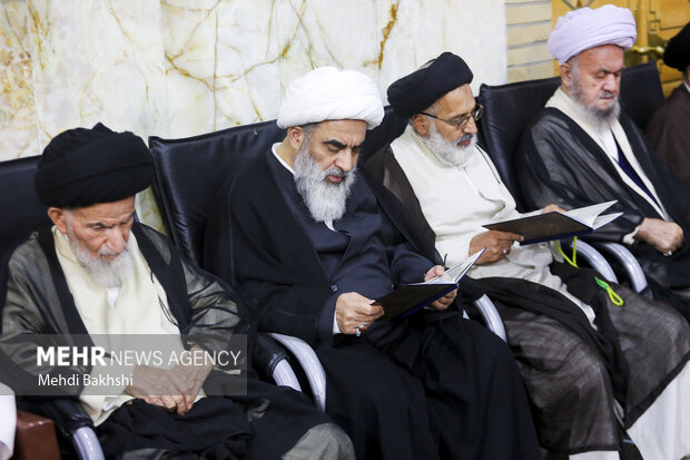 مراسم بزرگداشت آیت‌الله شبیری زنجانی در <a href='https://sayeb.ir/tag/%d9%82%d9%85'></div>قم</a>
