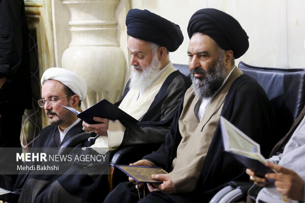 مراسم بزرگداشت آیت‌الله شبیری زنجانی در <a href='https://sayeb.ir/tag/%d9%82%d9%85'></div>قم</a>