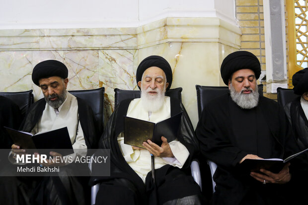مراسم بزرگداشت آیتالله شبیری زنجانی در <a href='https://sayeb.ir/tag/%d9%82%d9%85'></div>قم</a>