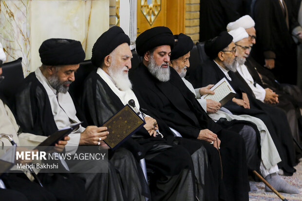 مراسم بزرگداشت آیت‌الله شبیری زنجانی در <a href='https://sayeb.ir/tag/%d9%82%d9%85'></div>قم</a>