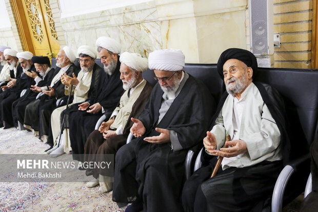 مراسم بزرگداشت آیتالله شبیری زنجانی در <a href='https://sayeb.ir/tag/%d9%82%d9%85'></div>قم</a>