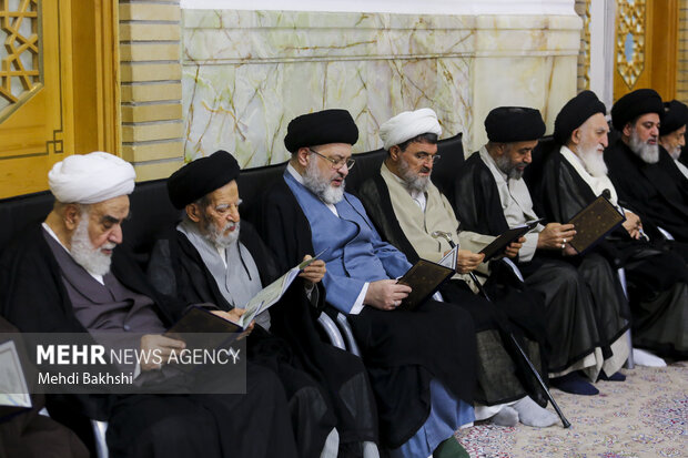 مراسم بزرگداشت آیت‌الله شبیری زنجانی در <a href='https://sayeb.ir/tag/%d9%82%d9%85'></div>قم</a>