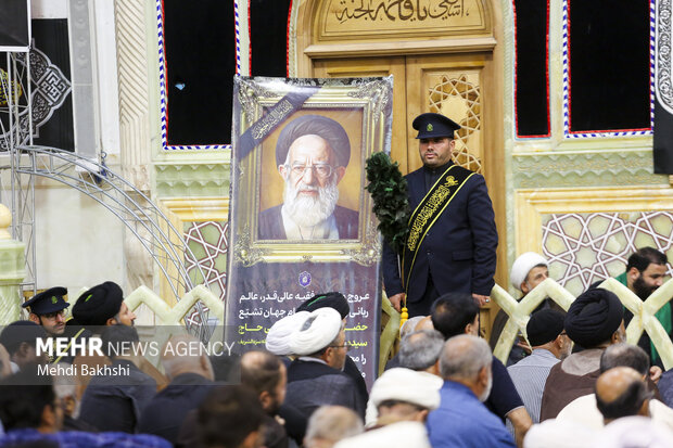 مراسم بزرگداشت آیت‌الله شبیری زنجانی در <a href='https://sayeb.ir/tag/%d9%82%d9%85'></div>قم</a>