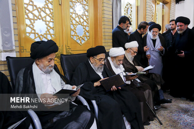 مراسم بزرگداشت آیت‌الله شبیری زنجانی در <a href='https://sayeb.ir/tag/%d9%82%d9%85'></div>قم</a>