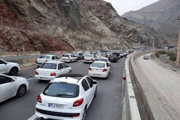 ترافیک نیمه‌سنگین در ۵ محور مواصلاتی